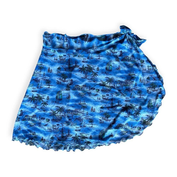 NEW Only Hearts Sail Away Sarong Swim Free People Coverup Mini Skirt - Picture 3 of 8